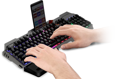 GK70炫彩背光LED鋁合金電競鍵盤