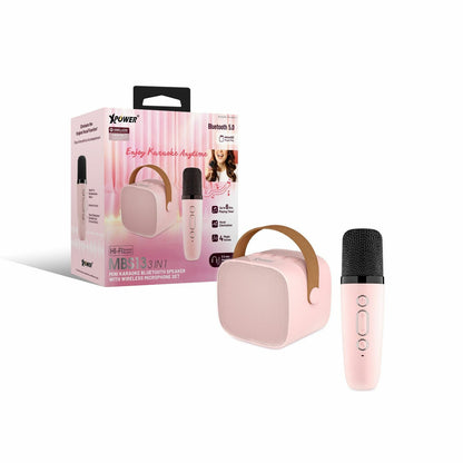 MBS13 3合1迷你卡拉OK藍牙喇叭連麥克風