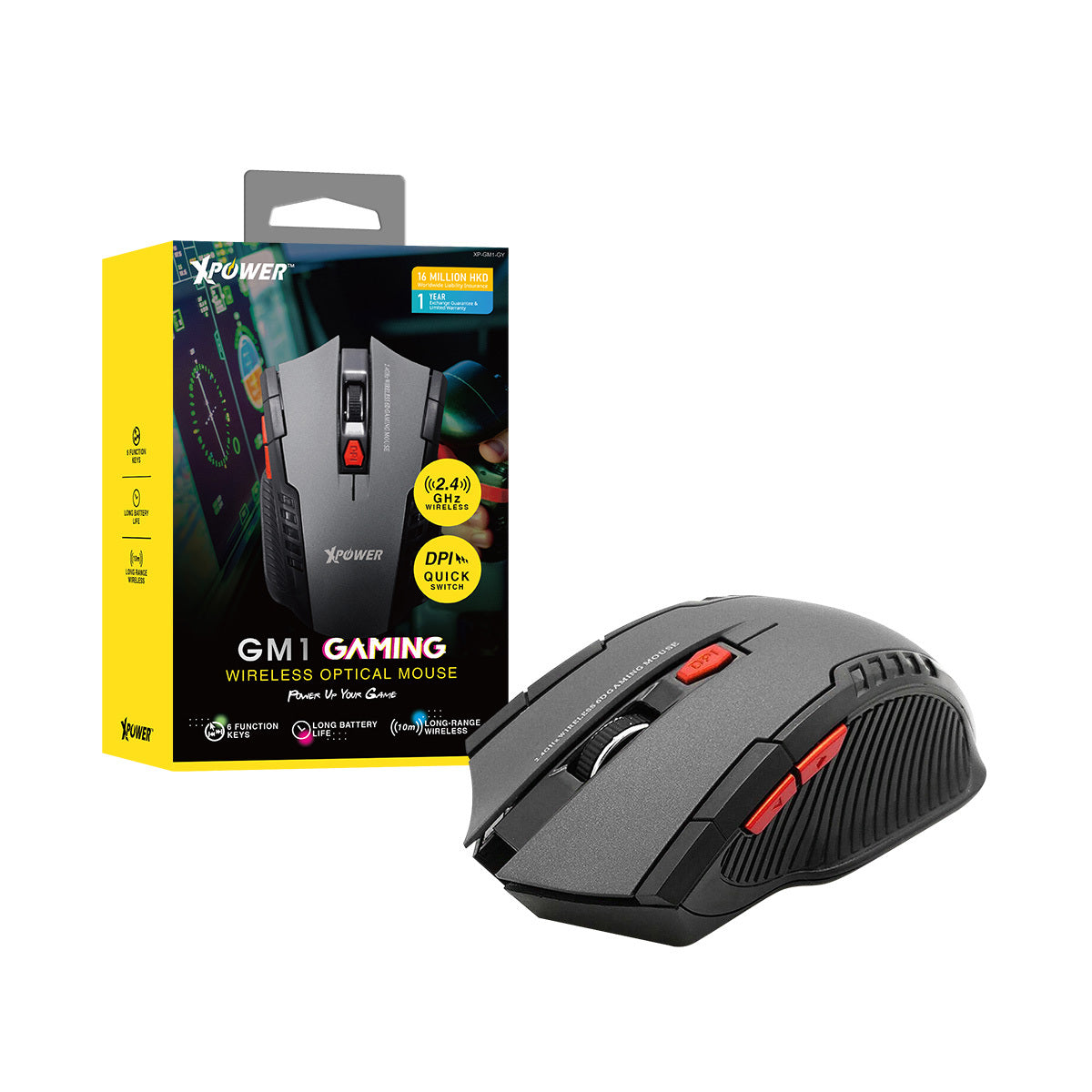 GM1 2.4GHz無線光學電競滑鼠