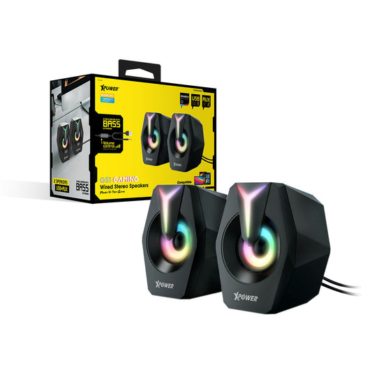 GS1 炫彩七色LED電競喇叭