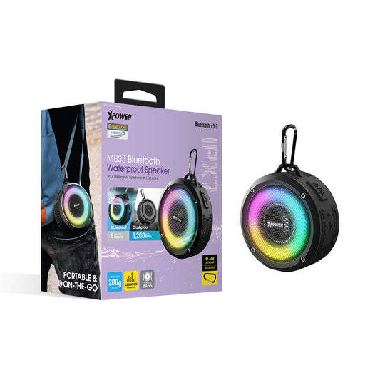 MBS3 LED藍牙5.0防水喇叭
