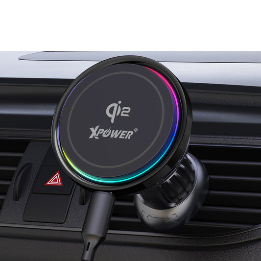 MAGINCAR Qi2 15W 半導體制冷MagCharge冰冷磁吸無線充電車支架