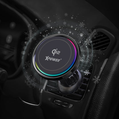 MAGINCAR Qi2 15W 半導體制冷MagCharge冰冷磁吸無線充電車支架