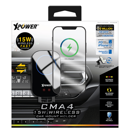 CMA4 10W Wireless Car Mount Holder