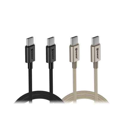 CC60B 2M 鋁合金60W高速傳輸充電Type-C&gt;Type-C線