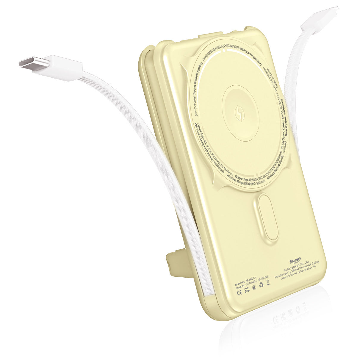 x Pompompurin M10C+ 6合1 10000mAh多功能迷你移動電源(雙C線)