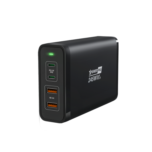 Pro GX245 245W PD GAN 4輸出智能充電器