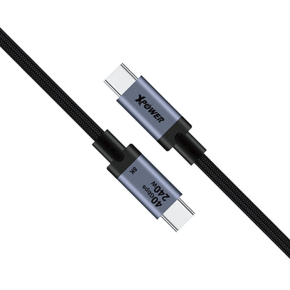 ZS240 1M鋁合金240W USB4.0 40GB 8K 高速傳輸充電線