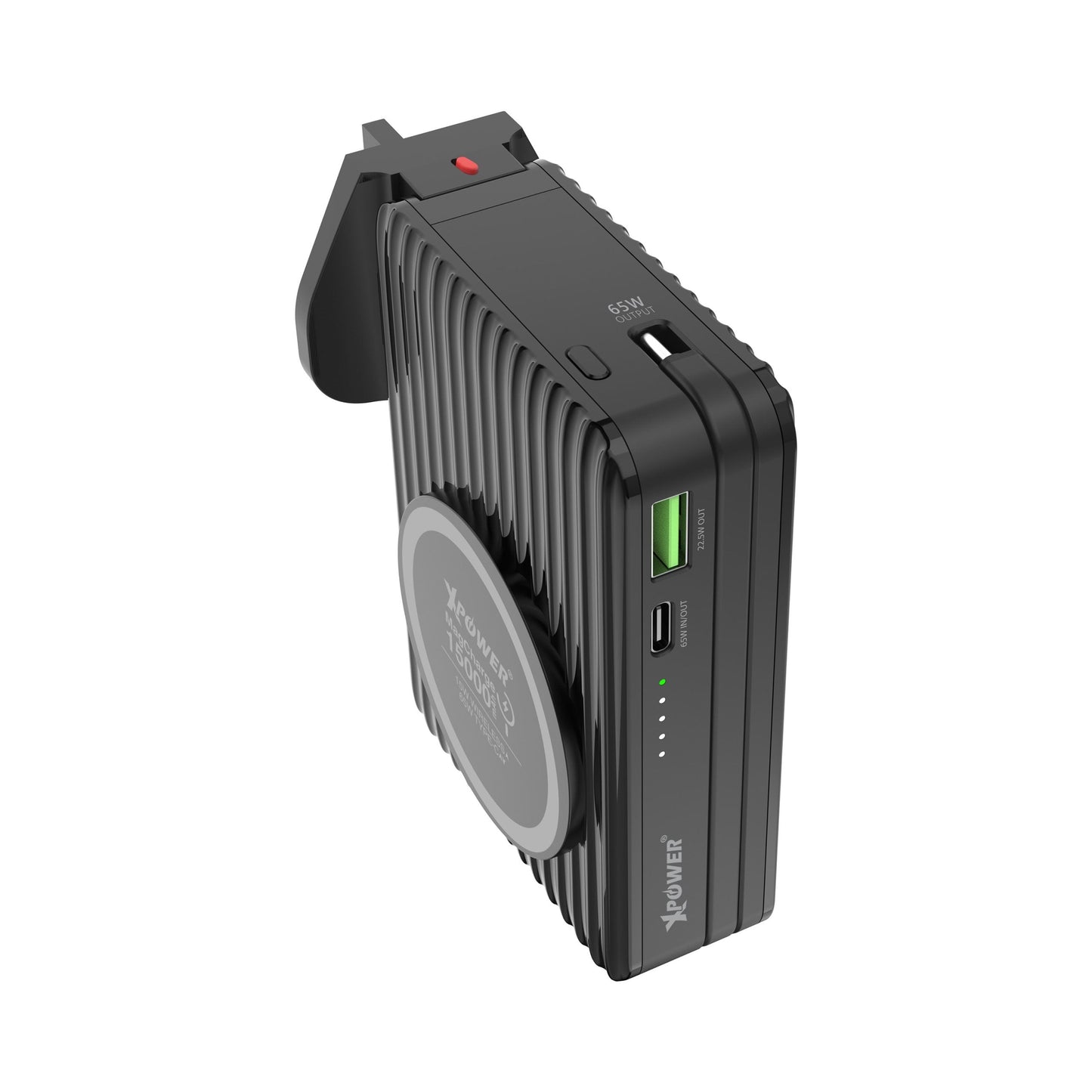 CPD15 3合1 15000mAh PD 65W MagSafe無線充+外置電+旅行充電轉插
