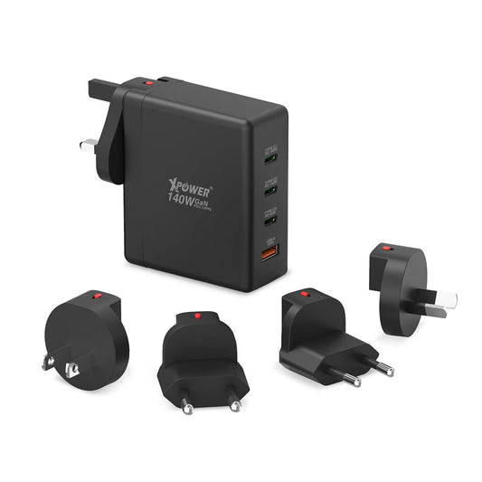 UC140 4合1 140W PD3.1 GaN 旅行充電器
