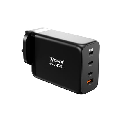 GW240 240W PD 3.1 Gan 4輸出智能充電器