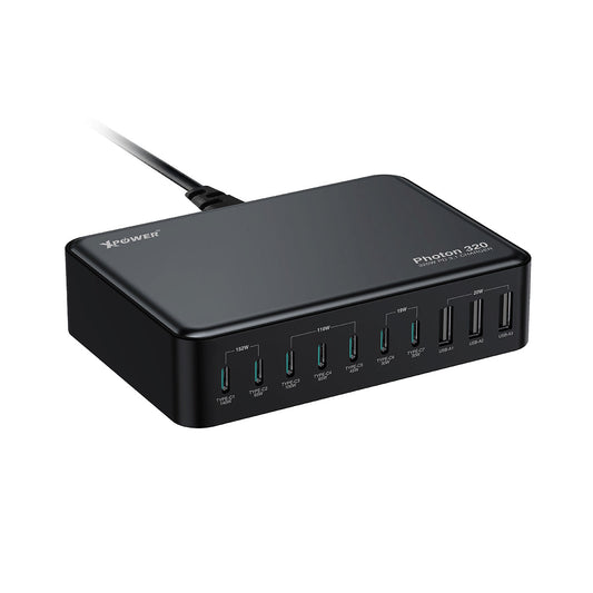 PHOTON320 320W 10 合 1  PD3.1/PPS 桌上型快速充電器