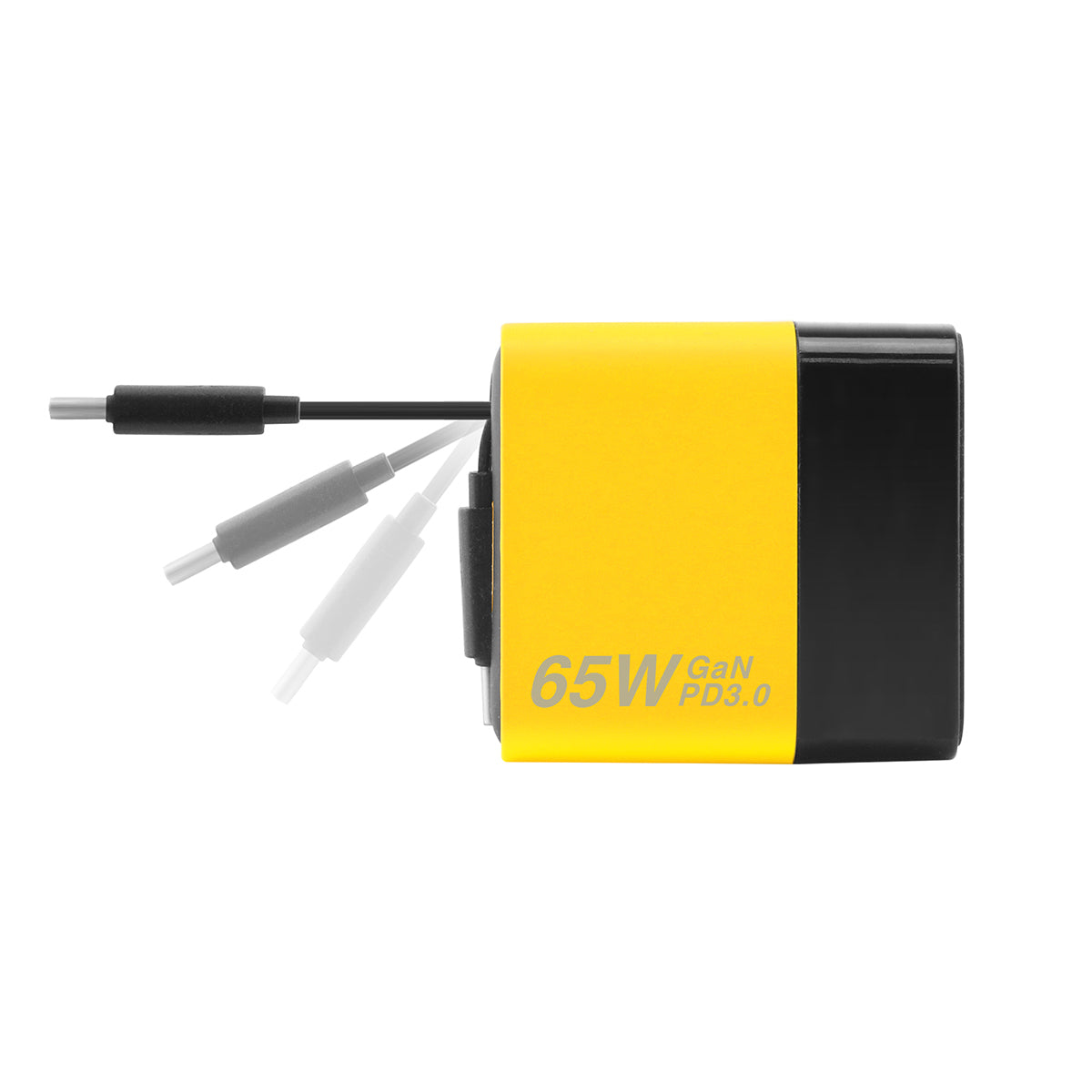 GX65B 3合1超迷你65W GaN PD座枱充電器