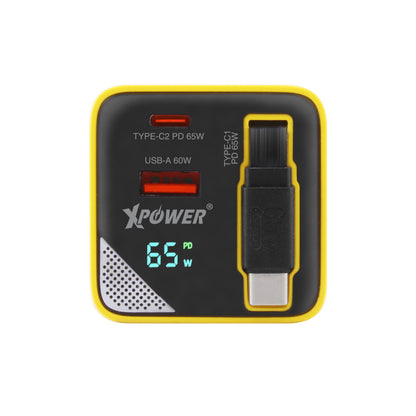 GX65B 3合1超迷你65W GaN PD座枱充電器
