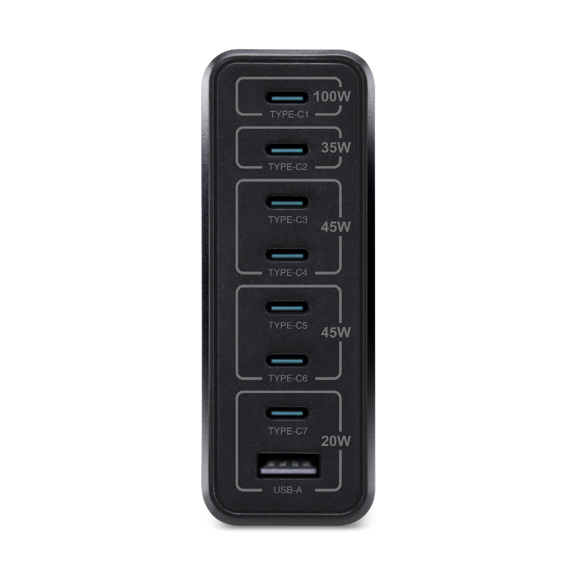 GX200B 200W 8輸出 PD3.0/PPS 桌上型GaN充電器