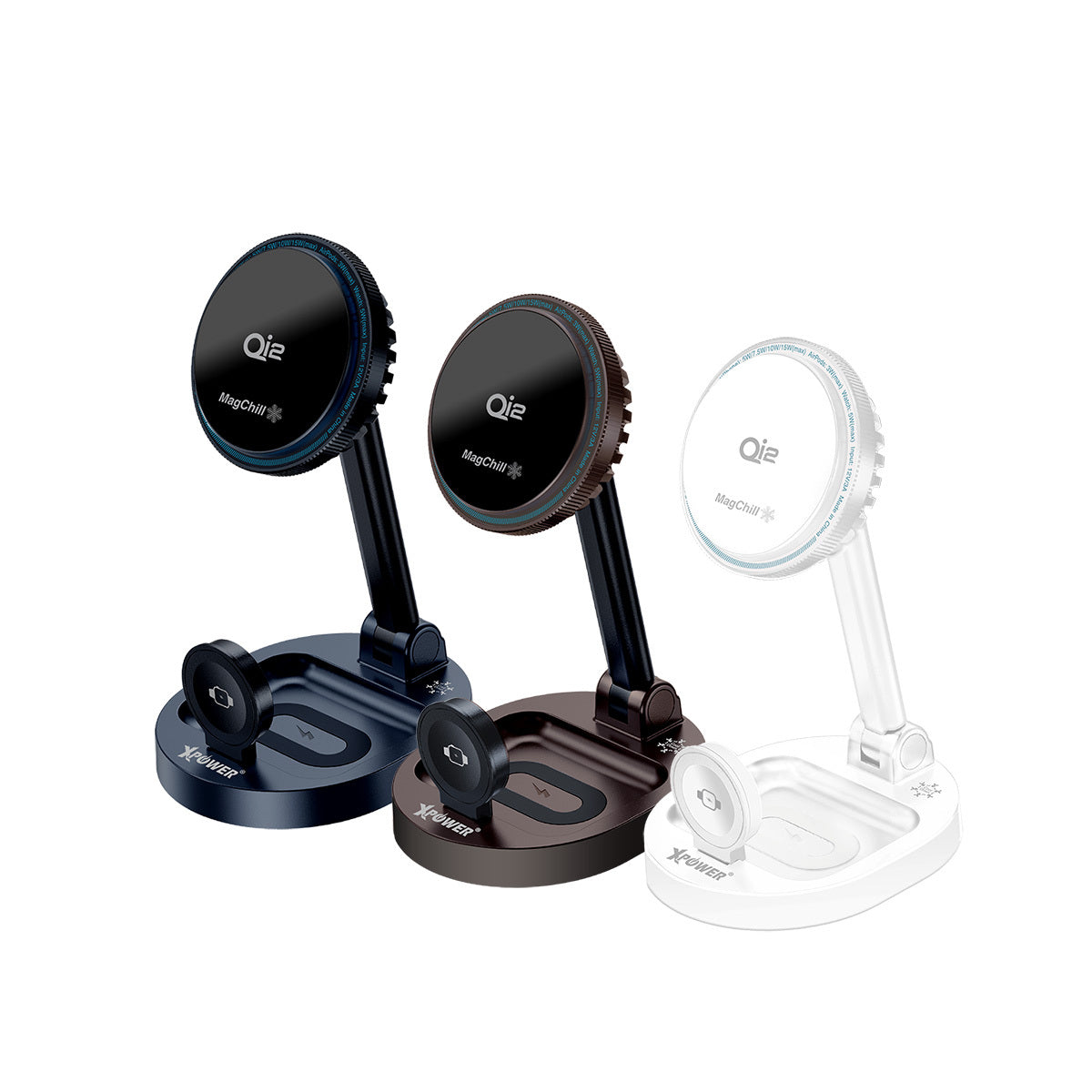 MAGCHILL 3in1 Qi2 15W半導體制冷MagCharge冰冷磁吸無線充電座