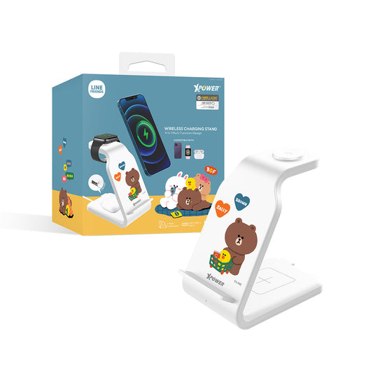 LINE FRIENDS 15W 4合1多功能無線充電器