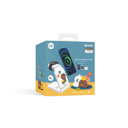 LINE FRIENDS 15W 4合1多功能無線充電器
