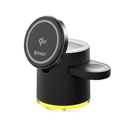 MAGENGINE GE1 Qi2迷你掌心五合一 MagCharge 15W 磁吸無線充電座
