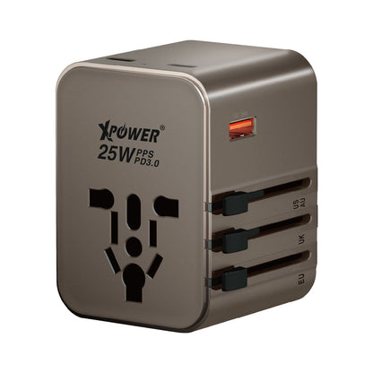 TA3B 25W 4輸出 PD 3.0/PPS旅行充電器